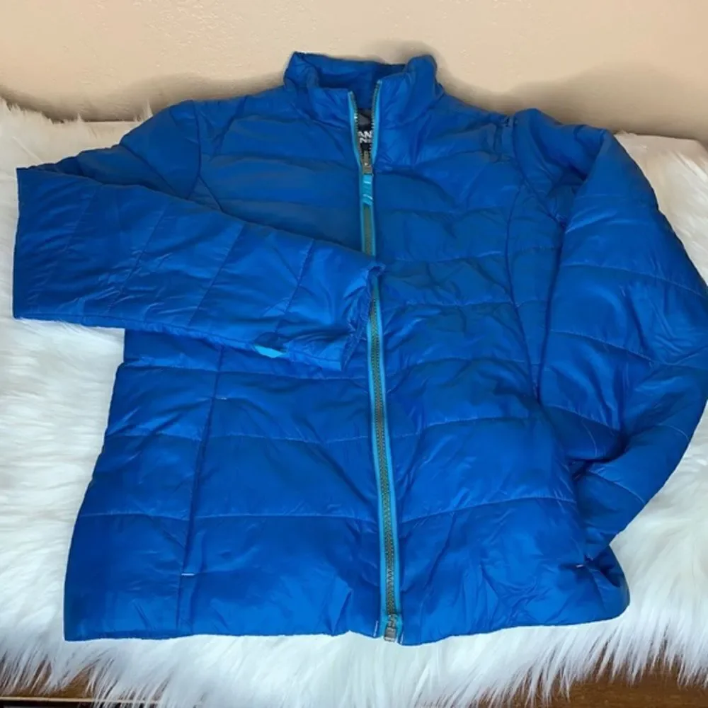Lands’ End Blue Lightweight Puffer Jacket Size M 10/12
